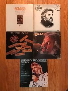 KENNY ROGERS - 5 CLASSIC VINYL LP RECORD ALBUMS