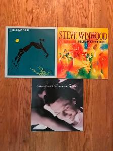 STEVE WINWOOD - 3 CLASSIC ROCK RECORD ALBUMS