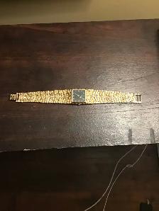 Geneva Limited Edition gold tone Nugget Watch