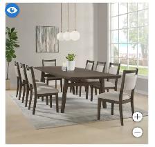 9-piece Dining Table Set - display