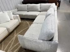 Large fabric 3 piece sectional