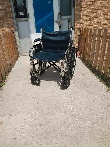 Medline Extra Wide Wheel Chair