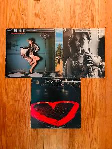 STREETHEART - 3 CLASSIC ROCK RECORD ALBUMS