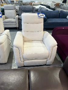Power Reclining Fabric Chairs - New