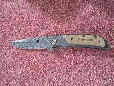 BROWNING  DEMASCUS  FOLDING  KNIFE