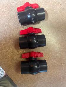 1 1/2' Threaded PVC Ball Valves,