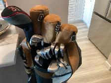 complete set of golf clubs