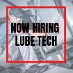 Hiring full time lube tech