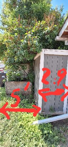Need fence moved for a new shed