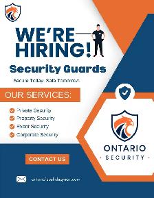 Security Guards - Now Hiring
