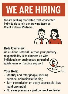 We're Hiring: Client Referral Partners | Flexible, Remotely