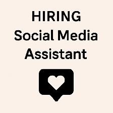 Looking for a Social Media Assistant (Arabic-speaking) -