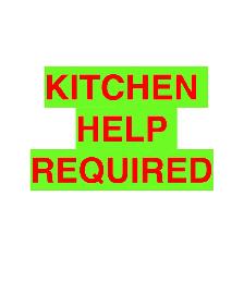 Experienced Kitchen Helper Customer Service-Punjabi Restaurant