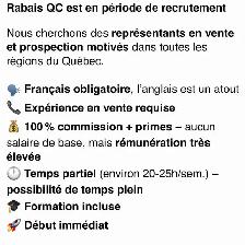 Offre d'emploi