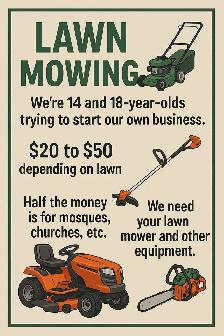 lawn mowing for cheap