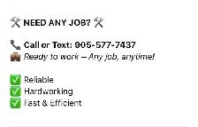 any available job