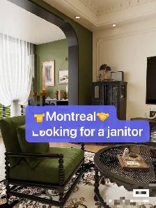 looking for a janitor