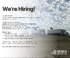 Looking for Seasonal Truck Drivers for Harvest