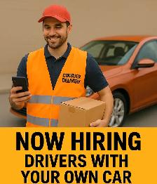 HIRING COURIER DELIVERY DRIVER