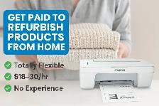 WFH - Get Paid to Refurbish Products from Home – Flexible Gig