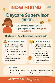 Daycare Supervisor (RECE)