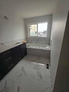 Tile Services and Vinyl plank flooring installation