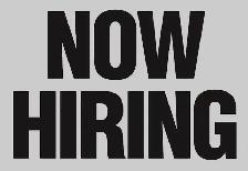 Now hiring