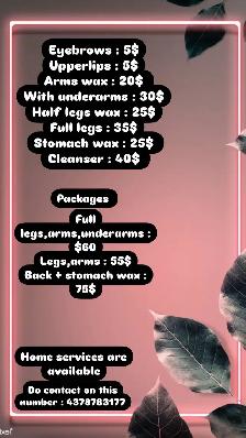 beauty services