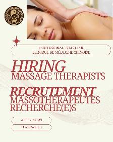 【Hiring】Massage Therapists