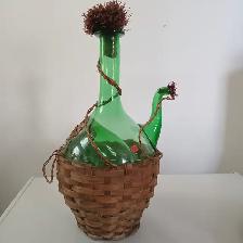 Vintage Italian Chianti Wine Bottle