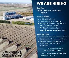 Looking for equipment operator for 2025 harvest