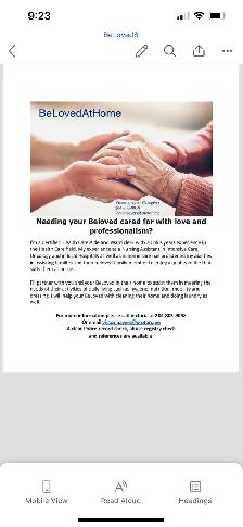 Caregiver: independant home care services