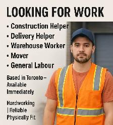 HARD WORKER | GENERAL LABOUR | MOVER | HELPER