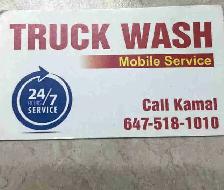 Truck Wash worker