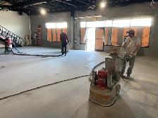 Floor coating installer