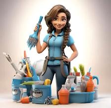 I am a woman currently looking for a job in the cleaning sector
