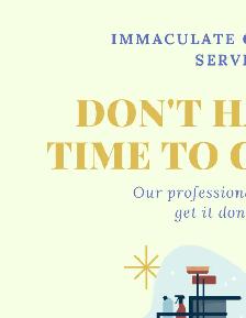 Reliable & Affordable Services – Immaculate Cleaning GTA ✨