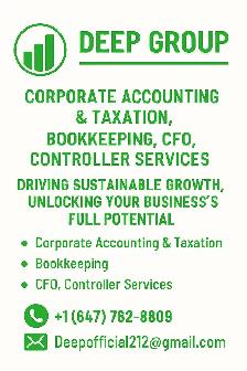 Accounting Specialist – Bookkeeping, Tax & CFO Services