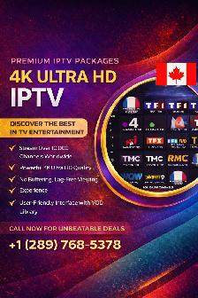 FAST IPTV SERVICES , CONTACT NOW : 289-768-5378