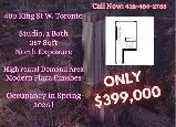 400 King W · Studio 387 sqft in a high-demand area — only $399K