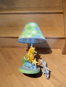 Vintage Children's Starfish & Seahorse Lamp in Other in Calgary