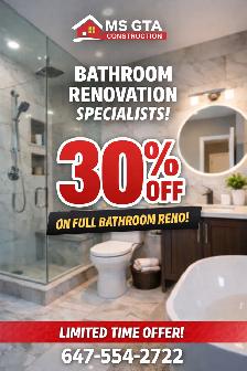 ( 30% OFF! ) Bathroom renovation
