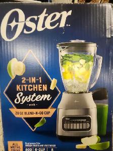 Oster 2in1 Kitchen System w 20oz Blend N Go Cup New in Box