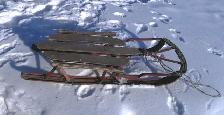 Kids Sleigh Antique Vintage