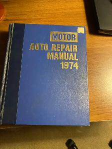 Auto Repair Manual 1974