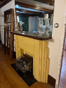 vintage fireplace