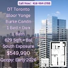Near UFT & luxury Yorkville, SELL AT A BIG LOSS!