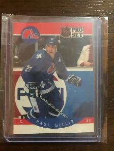 Paul Gillis rare Nose bleed hockey card