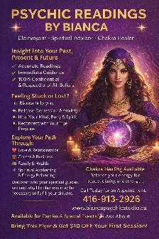 PSYCHIC READINGS BY BIANCA