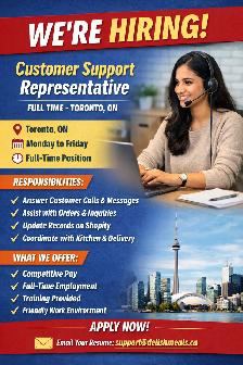 Hiring: Customer Support Representative – Full Time
